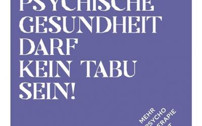 Psychische Gesundheit darf kein Tabu sein! mental health matters